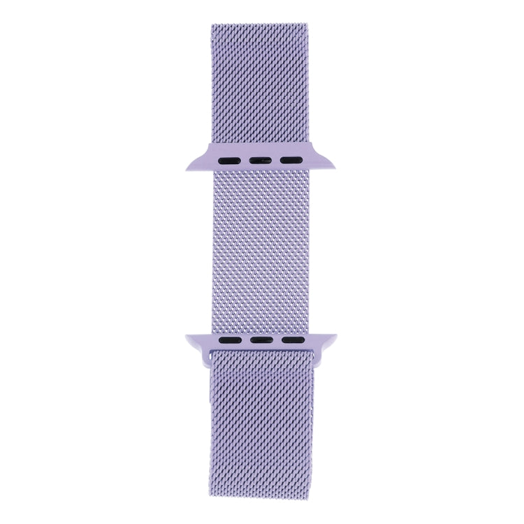 Frerndorf | Milanese Loop Magnetische Edelstahl-Uhrenarmband für Apple Watch Ultra 49mm&Watch Ultra 2 49mm / Series 10 46mm / 9&8&7 45mm / SE 3&SE 2&6&SE&5&4 44mm / 3&2&1 42mm (Helllila)