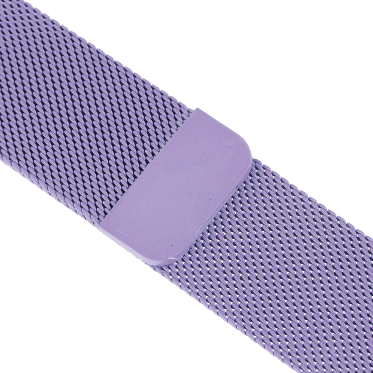 Frerndorf | Milanese Loop Magnetische Edelstahl-Uhrenarmband für Apple Watch Ultra 49mm&Watch Ultra 2 49mm / Series 10 46mm / 9&8&7 45mm / SE 3&SE 2&6&SE&5&4 44mm / 3&2&1 42mm (Helllila)