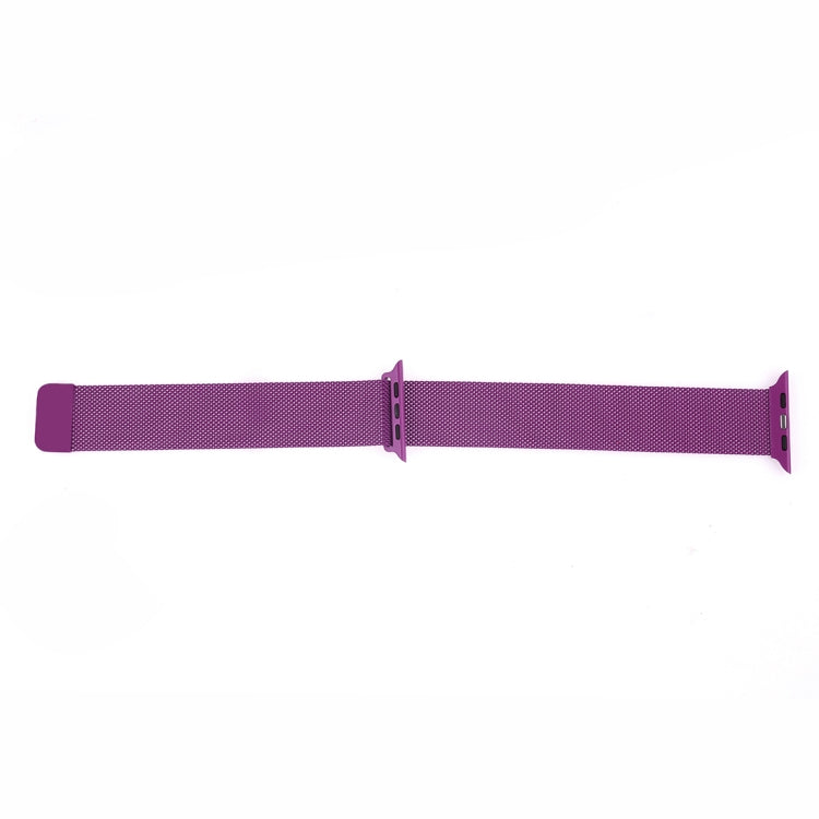 Frerndorf | Milanese Loop Magnetisches Edelstahl-Armband für Apple Watch Ultra 49mm&Watch Ultra 2 49mm / Series 10 46mm / 9&8&7 45mm / SE 3&SE 2&6&SE&5&4 44mm / 3&2&1 42mm(Purple)