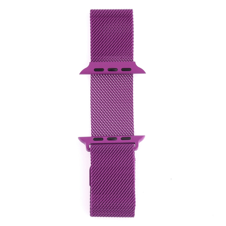 Frerndorf | Milanese Loop Magnetisches Edelstahl-Armband für Apple Watch Ultra 49mm&Watch Ultra 2 49mm / Series 10 46mm / 9&8&7 45mm / SE 3&SE 2&6&SE&5&4 44mm / 3&2&1 42mm(Purple)