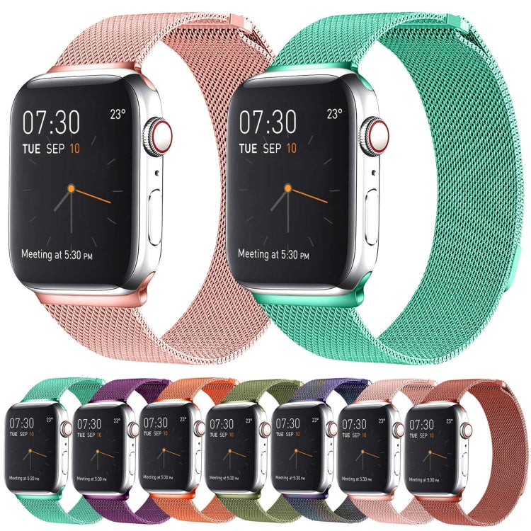 Frerndorf | Mailänder Loop Magnetische Edelstahl-Uhrenarmband für Apple Watch Ultra 49mm&Watch Ultra 2 49mm / Series 10 46mm / 9&8&7 45mm / SE 3&SE 2&6&SE&5&4 44mm / 3&2&1 42mm (Dunkelgrau)