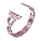 Frendorf | Buntes Diamant Edelstahl Armband für Apple Watch Series 7 41mm / 6 & SE & 5 & 4 40mm / 3 & 2 & 1 38mm (Lila)