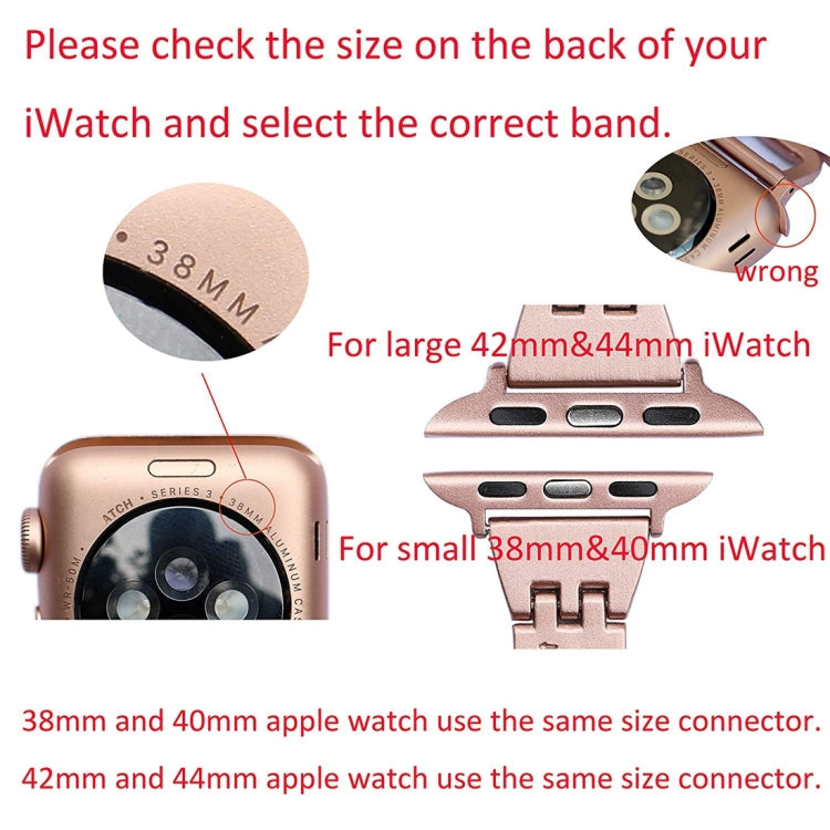 Frendorf | Buntes Diamant Edelstahl Armband für Apple Watch Series 7 41mm / 6 & SE & 5 & 4 40mm / 3 & 2 & 1 38mm (Lila)