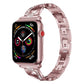 Frendorf | Buntes Diamant Edelstahl Armband für Apple Watch Series 7 41mm / 6 & SE & 5 & 4 40mm / 3 & 2 & 1 38mm (Lila)