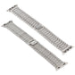 Frendorf | Für Apple Watch Series 7 45mm / 6 & SE & 5 & 4 44mm / 3 & 2 & 1 42mm Nine Beads Edelstahl Handgelenk Armband (Silber)