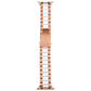 Frendorf | Für Apple Watch Series 10 42mm / 9&8&7 41mm / SE 3&SE 2&6&SE&5&4 40mm / 3&2&1 38mm Edelstahl Handgelenkarmband Uhrband (Weiß + Gold)