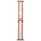 Frendorf | Für Apple Watch Series 10 42mm / 9&8&7 41mm / SE 3&SE 2&6&SE&5&4 40mm / 3&2&1 38mm Edelstahl Handgelenkarmband Uhrband (Weiß + Gold)
