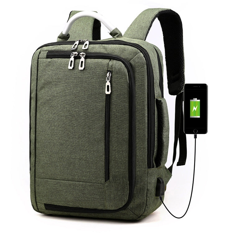 Frendorf | cxs-620 Multifunktionale Oxford Laptop Tasche Rucksack (Armeegrün)