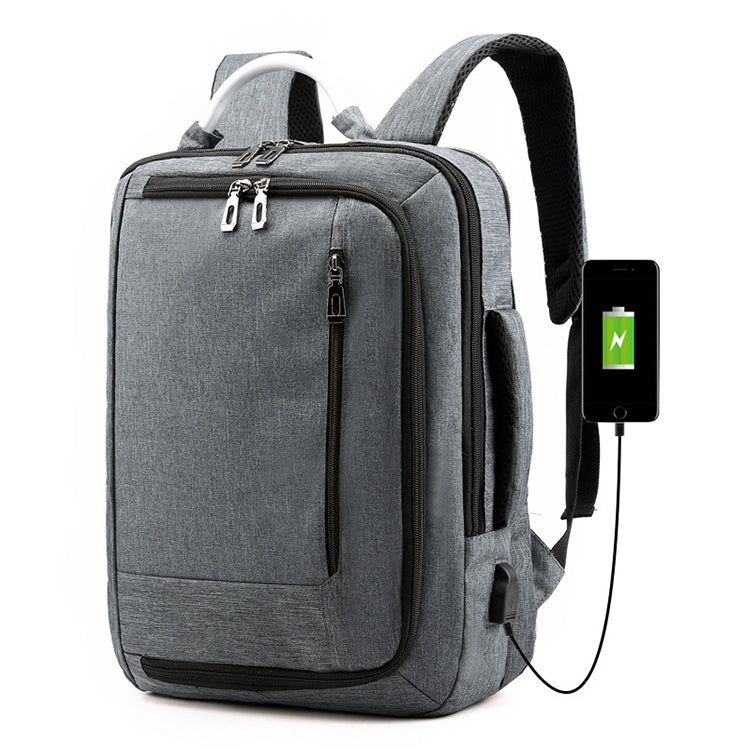 Frendorf | cxs-620 Multifunktionale Oxford Laptop Tasche Rucksack (Grau)