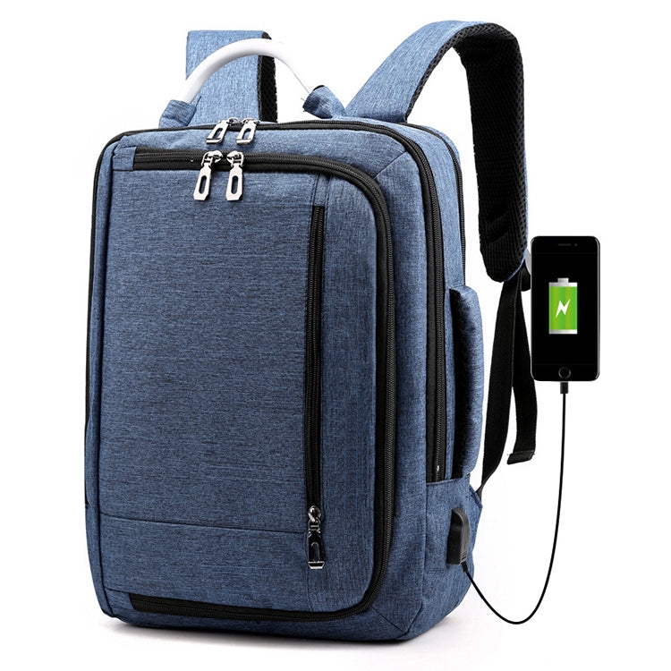 Frendorf | cxs-620 Multifunktionale Oxford Laptop Tasche Rucksack (Blau)