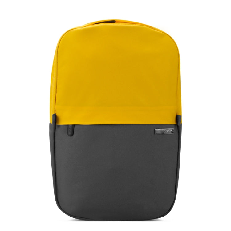 Frendorf | POFOKO XY Series 13.3 Zoll Mode Farb Matching Multifunktionaler Rucksack Computer Tasche, Größe: S (Gelb)