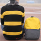 Frendorf | POFOKO XY Series 13.3 Zoll Mode Farb Matching Multifunktionaler Rucksack Computer Tasche, Größe: S (Gelb)