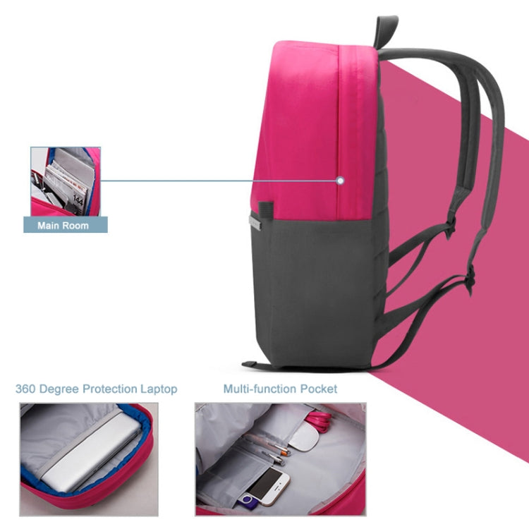 Frendorf | POFOKO XY Series 13.3 Zoll Mode Farb Matching Multifunktionaler Rucksack Computer Tasche, Größe: S (Gelb)