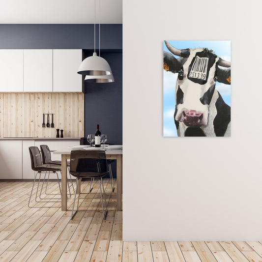 Cow Barcode 02 Kunstdruck