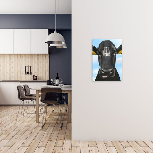 Cow Barcode 01 Kunstdruck