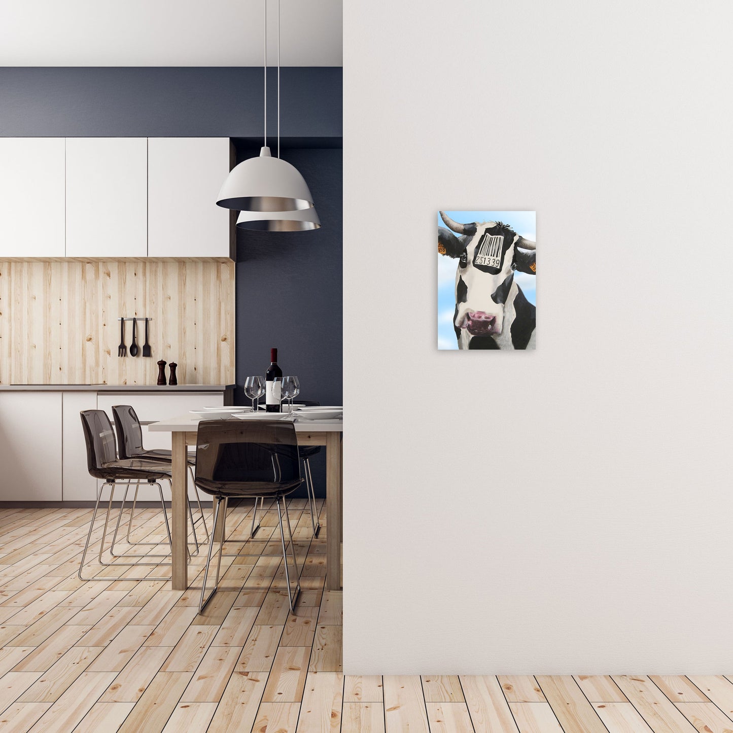 Cow Barcode 02 Kunstdruck