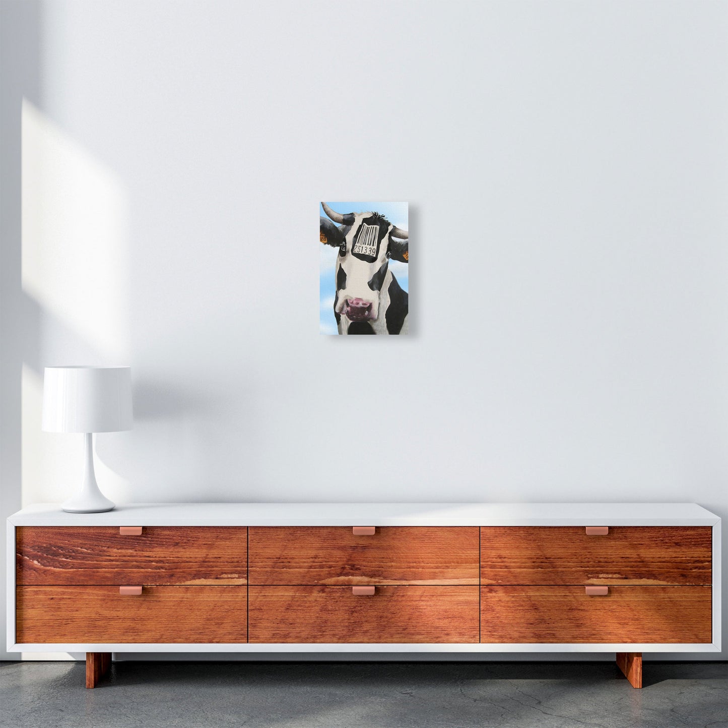 Cow Barcode 02 Kunstdruck