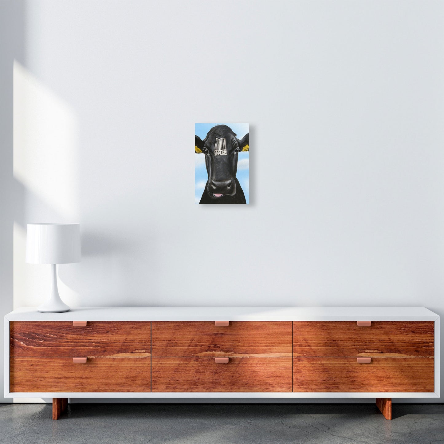Cow Barcode 01 Kunstdruck