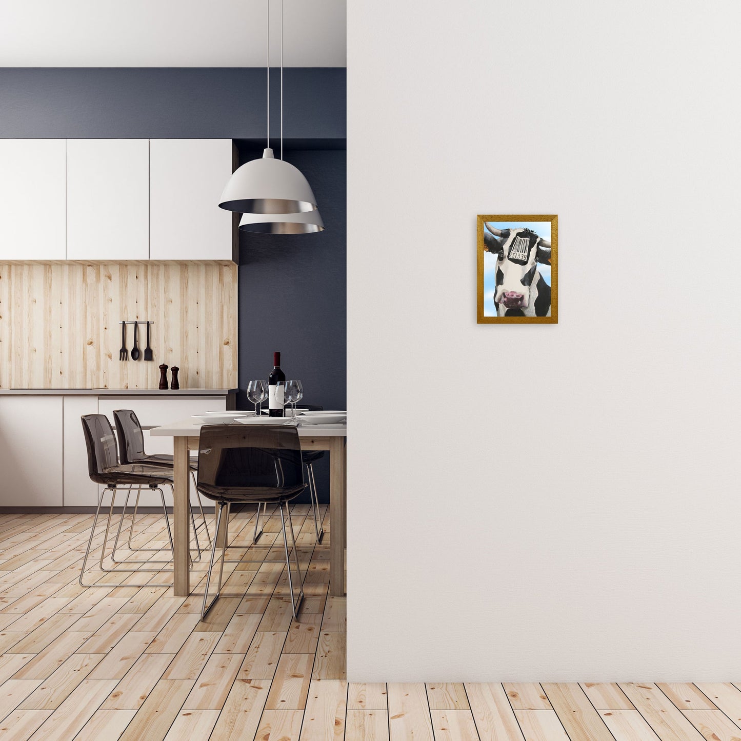 Cow Barcode 02 Kunstdruck