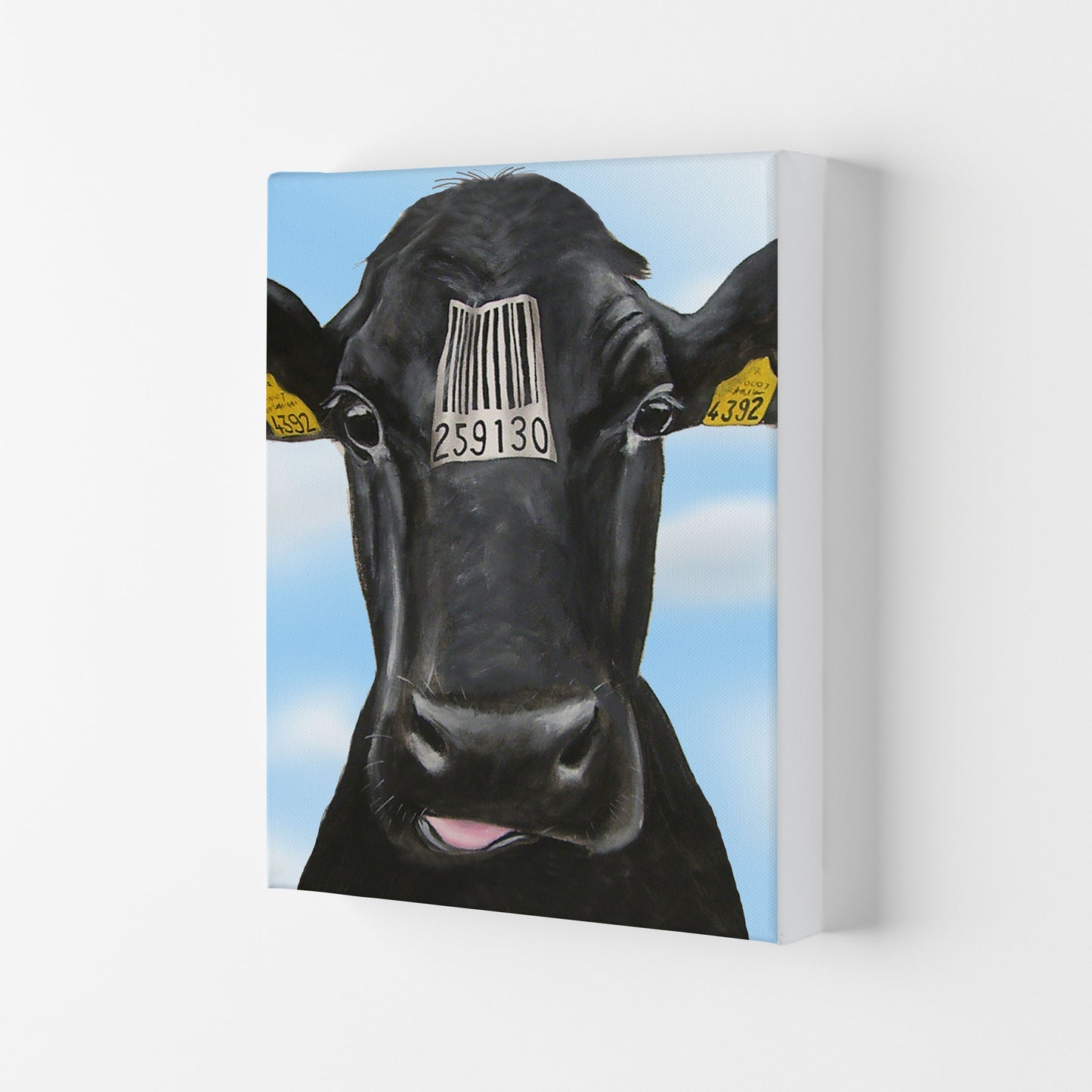 Cow Barcode 01 Kunstdruck
