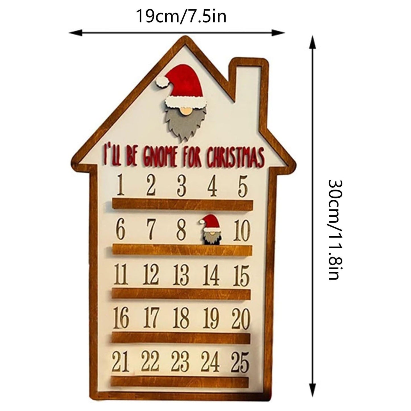 Frendorf | Holz Adventskalender Countdown zu Halloween/Weihnachten