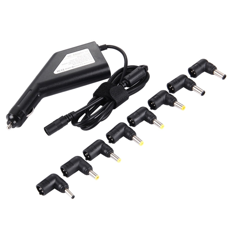 Frendorf | Laptop Notebook Power 90W Universal Auto-Ladegerät mit 8 Stromadaptern & 1 USB-Port für Samsung, Sony, Asus, Acer, IBM, HP, Lenovo (Schwarz)