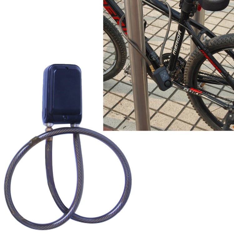 Frendorf | Fahrrad Passwort Alarm IP44 Wasserdicht Einbruch Vibration Alarm (Schwarz)