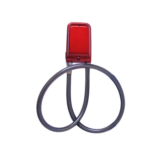 Frendorf | Fahrrad Passwort Alarm IP44 Wasserdicht Einbruch Vibration Alarm (Rot)
