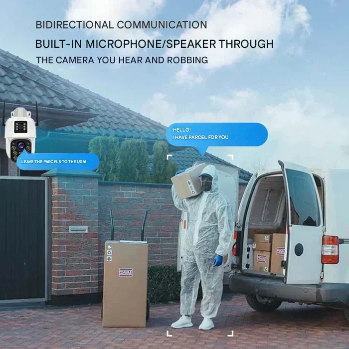 Frendorf | DualGuard | 4K Sicherheitskamera mit Solarpanel