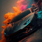 COOL Vintage Auto Luxus Leistungsauto Klassiker Auto Serie Druck Leinwand Poster für Zimmer Wohnkunst Zuhause Moderne Wanddekoration