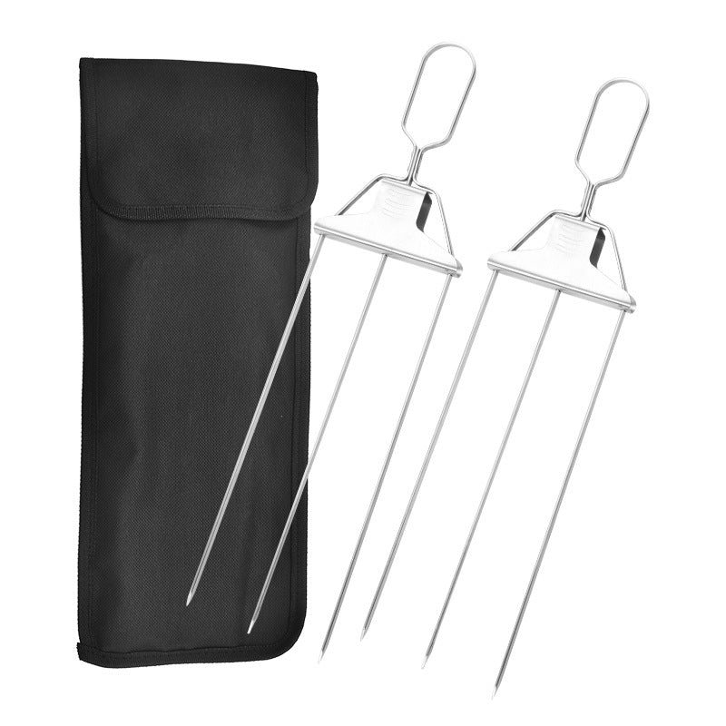 Frendorf | 3-Way Grill Skewers, Stainless Steel Skewers for BBQ