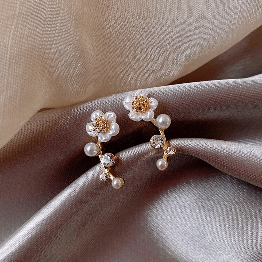 Frendorf | Blumenperlenohrringe