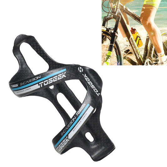 Frendorf | TOSEEK Matte Vollcarbonfaser Straßenrad Wasserflaschenhalter (Blau)