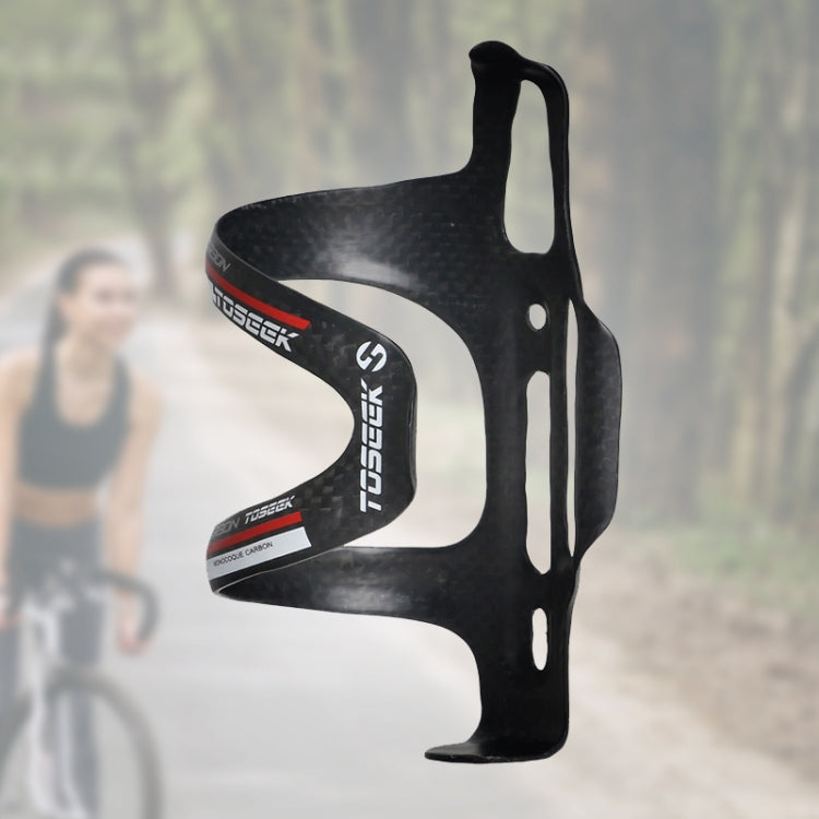 Frendorf | TOSEEK Matte Vollcarbonfaser Straßenrad Wasserflaschenhalter (Blau)