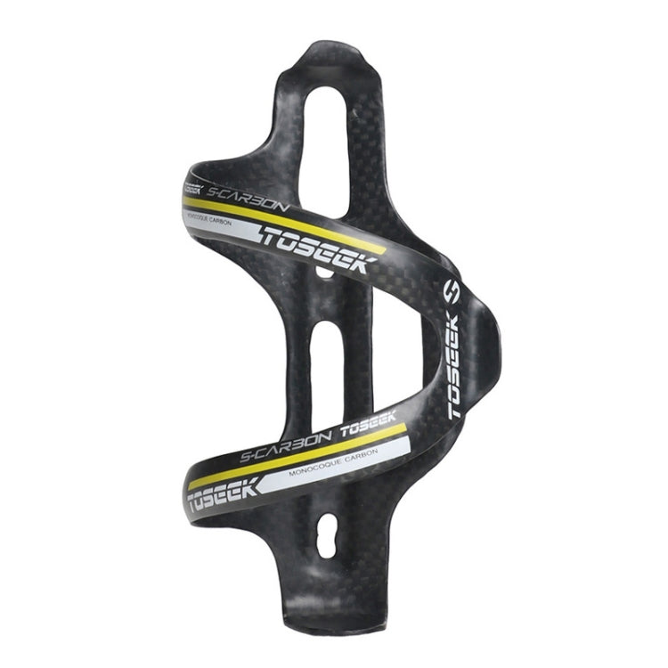 Frendorf | TOSEEK Matte Voll-Carbon-Faser-Rennrad-Wasserflaschenhalter (Gelb)