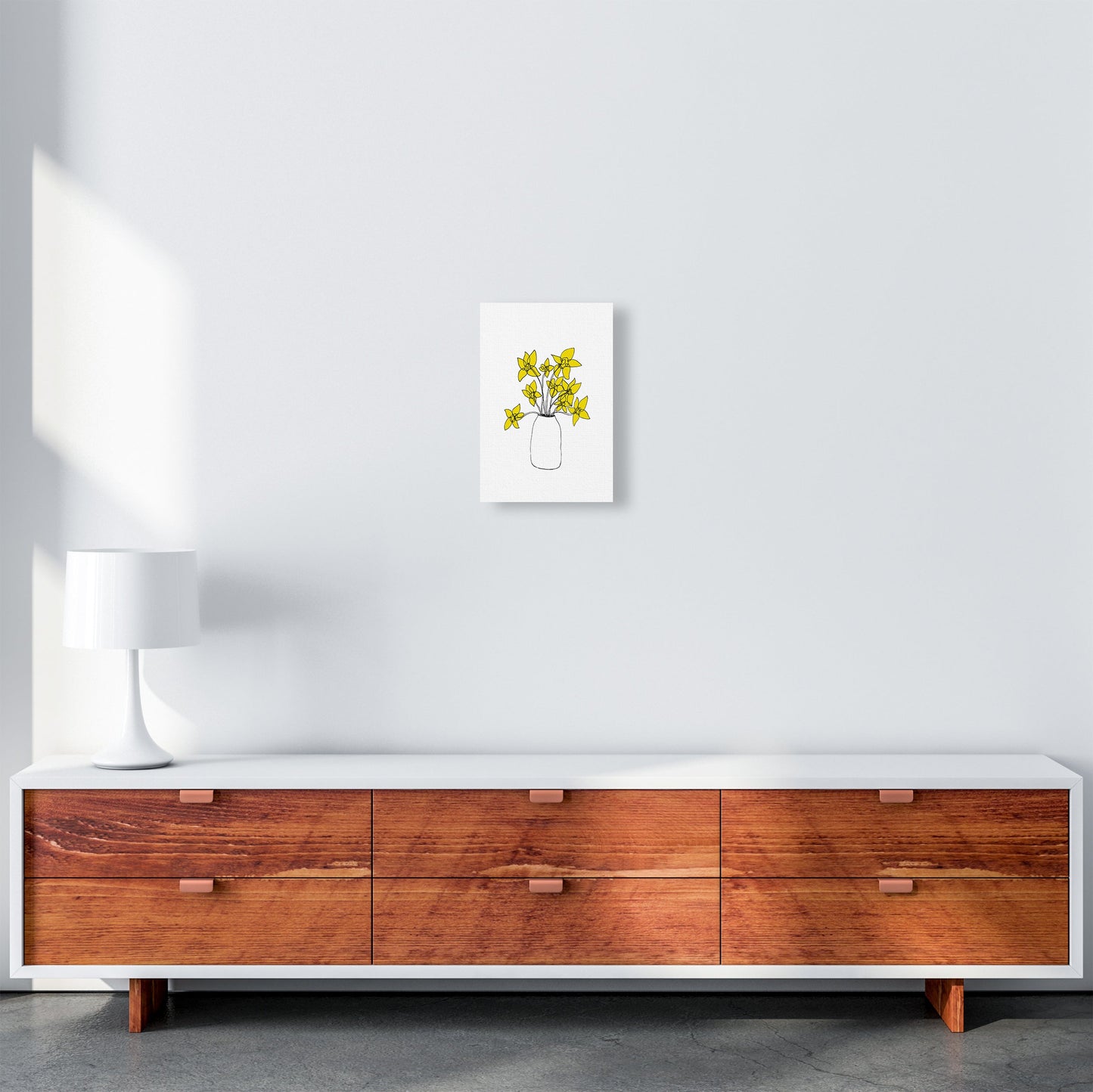 Narzissen Gelb Kunstdruck