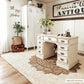 Calla Jute Beige Teppich - Livabliss x Becki Owens
