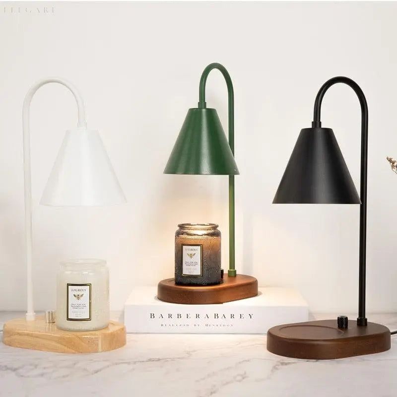 Frendorf | AromaGlow - Elektrische Kerzenlampe mit verstellbarem, drehbarem Dimmer