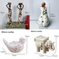 Kerzenhalter Kerzenständer für Kerzen Harz Kerzenhalter Statue Skulpturen Esstisch Dekorationen Wohnzimmer Afrikanische Frauen
