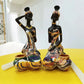 Kerzenhalter Kerzenständer für Kerzen Harz Kerzenhalter Statue Skulpturen Esstisch Dekorationen Wohnzimmer Afrikanische Frauen