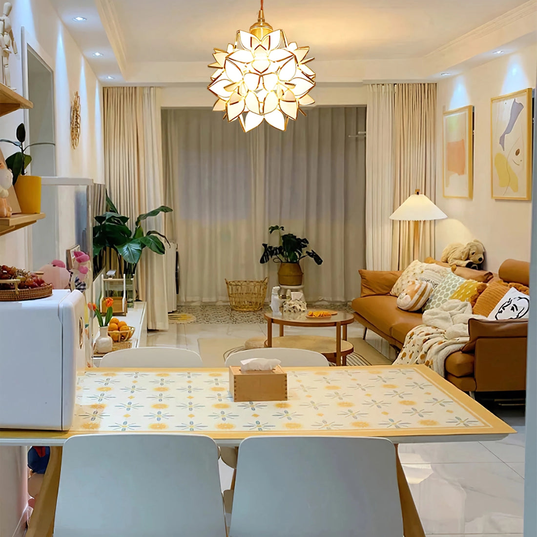 Frendorf | Zefira Industrial LED Pendelleuchte | Modernes Design | Hängelampe | Deckenleuchte für Wohnzimmer und Esszimmer