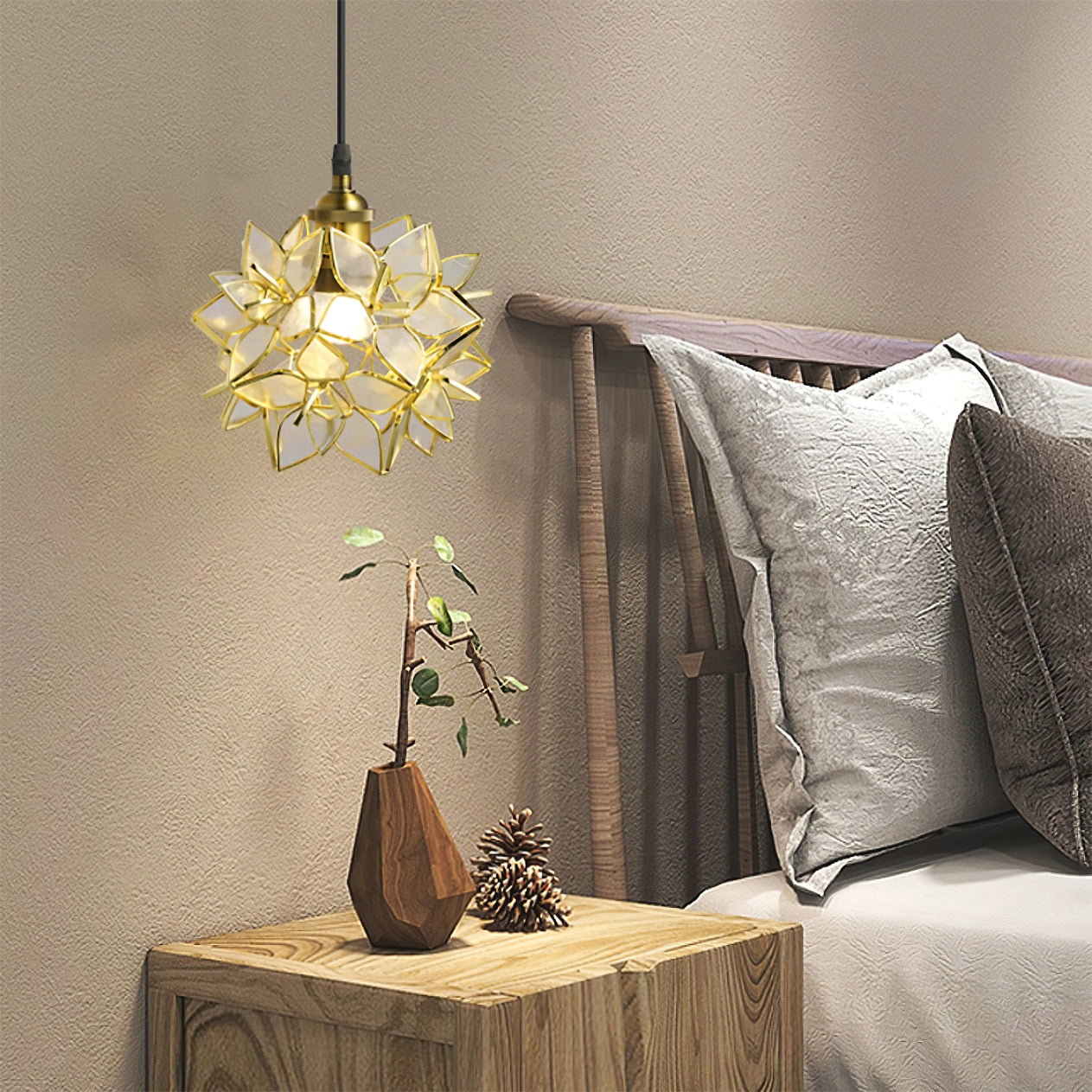 Frendorf | Zefira Industrial LED Pendelleuchte | Modernes Design | Hängelampe | Deckenleuchte für Wohnzimmer und Esszimmer