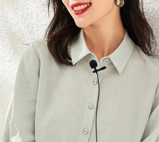 Frendorf | 3,5 mm Klinkenstecker oder USB Verkabeltes Mini Mikrofon - Professionelles Mikrofon für Laptops und Konferenzen