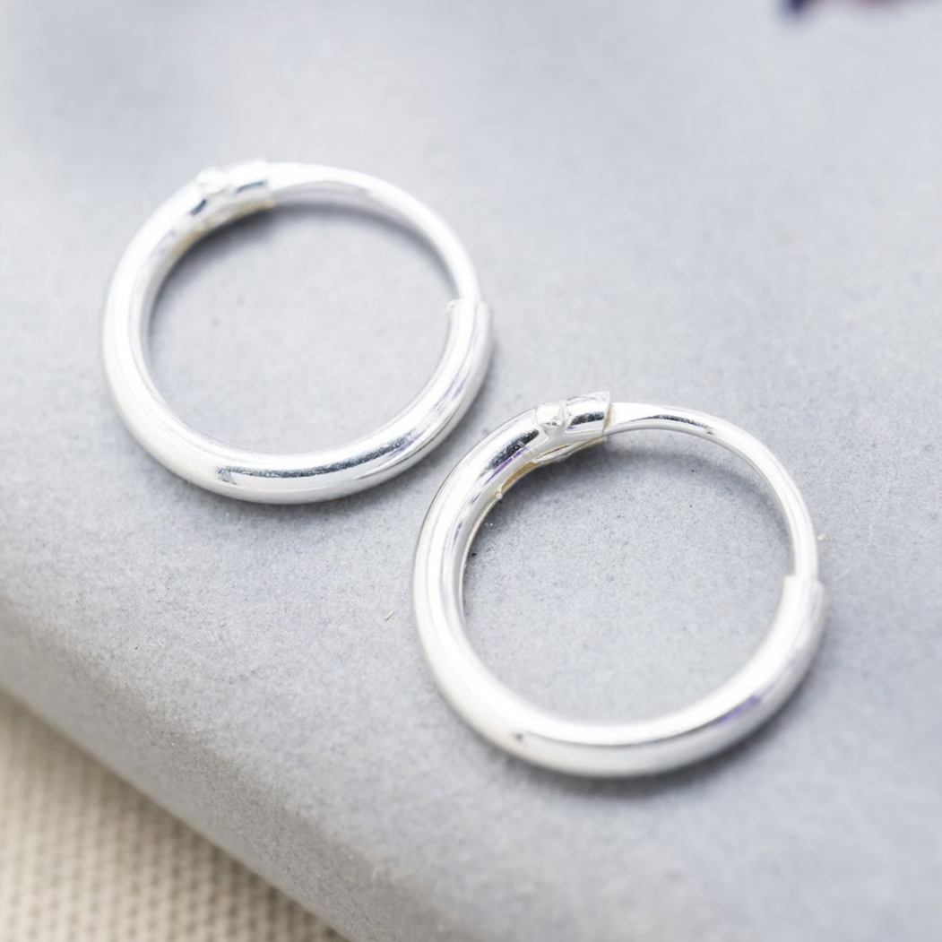 Frendorf | Silberne Hoops Ohrringe