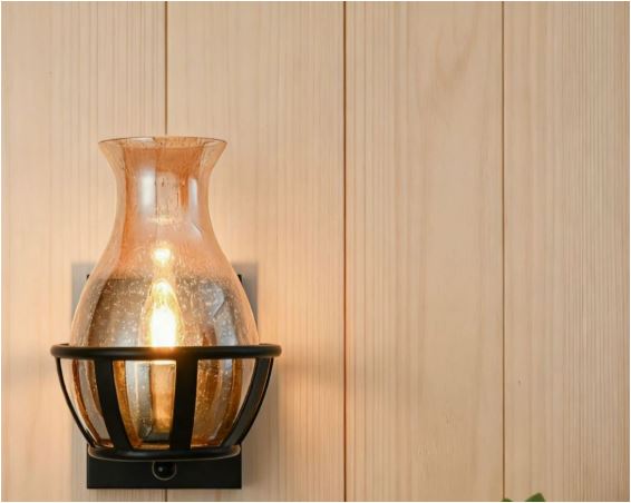 Frendorf | 1 Licht Wandlamp Sconce Lichtarmatuur Industrieel Goud Gezaaid Glas Wandlamp voor Badkamer