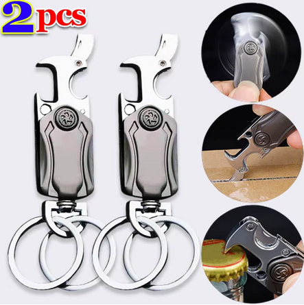 Multifunktionaler Metall Spinner Schlüsselanhänger