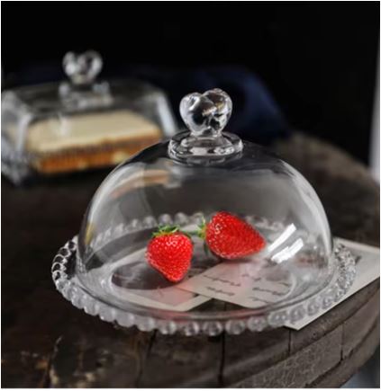 Frendorf | 13 Zoll Kuchenteller mit Glocke (Set)