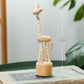Cartoon Holzkunst bewegliche Puppe Schreibtischfigur Ornamente Clown Pferd Giraffe Hund Statue Handwerks Spielzeug Geschenke Wohnkultur