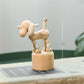 Cartoon Holzkunst bewegliche Puppe Schreibtischfigur Ornamente Clown Pferd Giraffe Hund Statue Handwerks Spielzeug Geschenke Wohnkultur