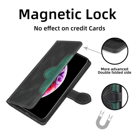 Frendorf | Wallet Magnetische Flip-Lederhülle für iPhone
